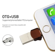 DR-802 i-flash drive Encrypted u disk for Apple ipad iphone 6s 7 Security I-usb memory stick 64G pen drive IOS U DISK flash