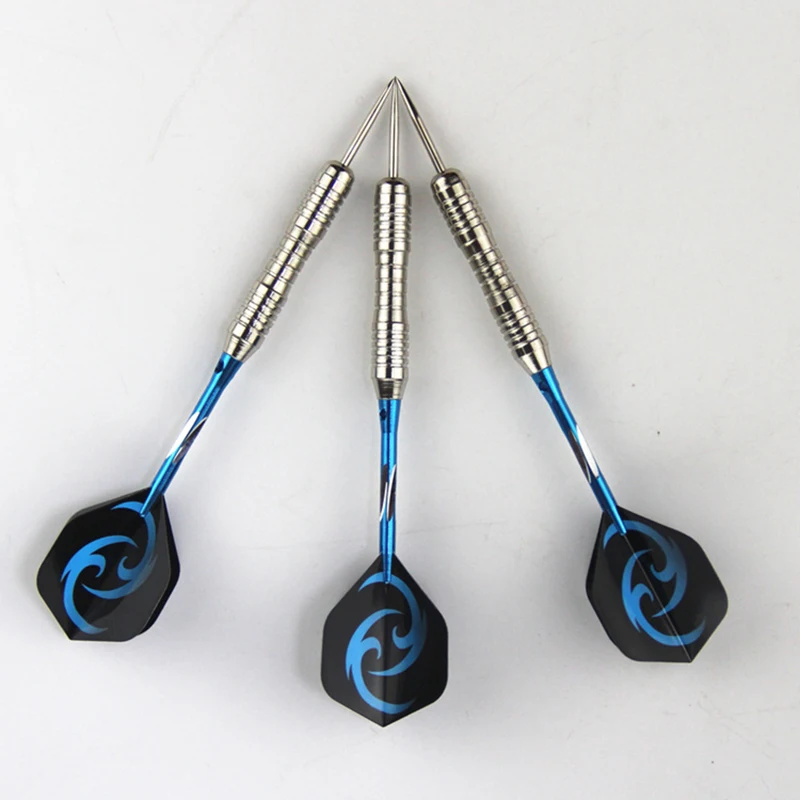 6 Professional 25g Steel Tips With Aluminum Rods Black Red and Black Blue Darts High Quality Indoor and Outdoor Entertain
