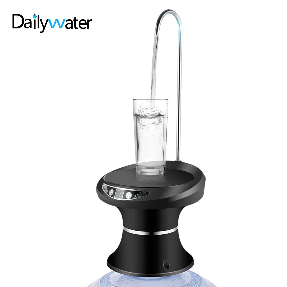 Natural Cold Water Dispensador De Agua Bottle Pumping Universal Desktop USB Rechargeable Water Dispenser Electric Water Pump