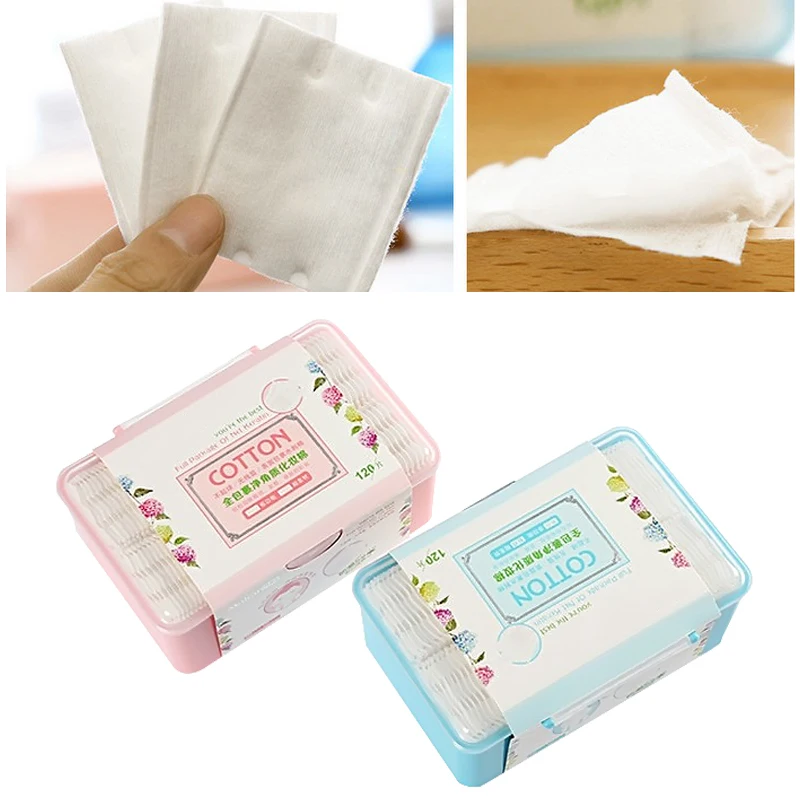 Buy 120pcs Soft Cosmetic Make up Facial Eyes Cotton