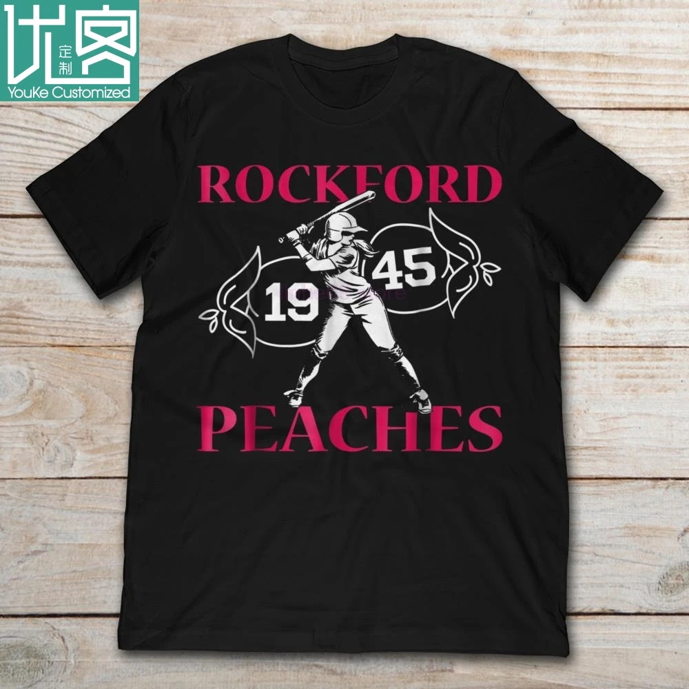 2019 Брендовая женская Бейсбольная Футболка Rockford 1945 Peaches для мужчин | Мужская