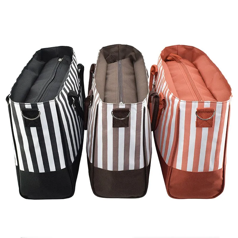 CROAL CHERIE 411530cm Striped Mummy Baby Diaper Bags Stroller Handbags For Moms Maternity Changing Nappy Bag Organizer (11)
