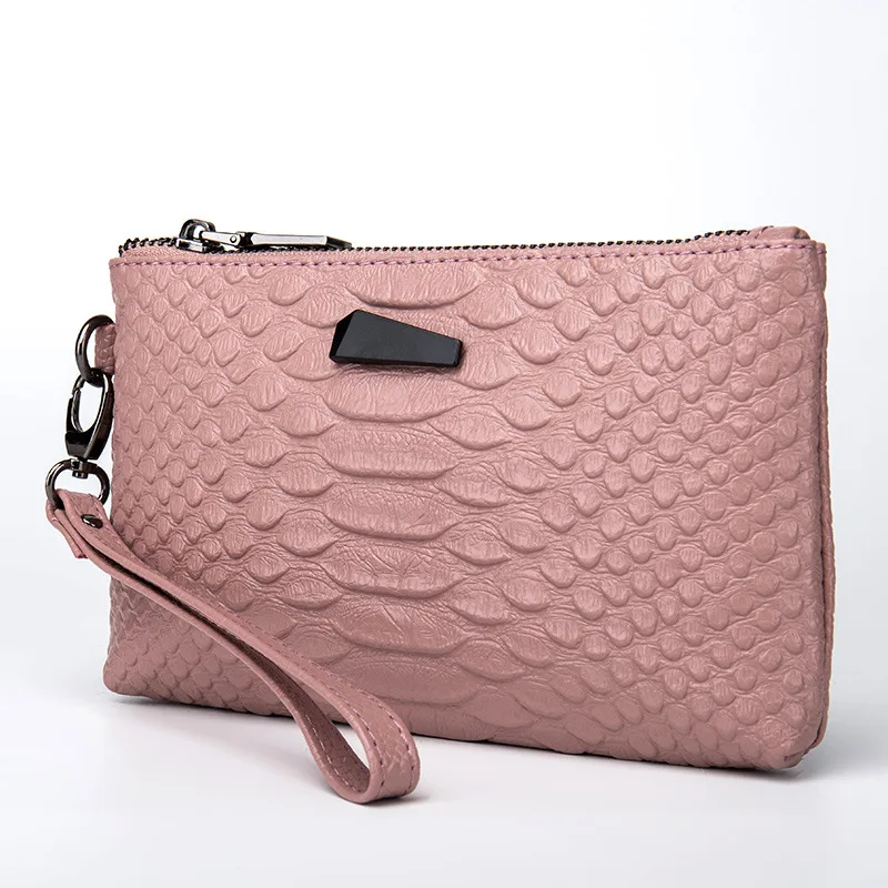

2019 New arrival fashion genuine leather women wallet clutch money bag multifunction big capacity purse carteras aligator pouch