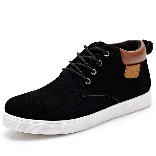2017 age season comfortable wear men shoes high top lace up men what size shoe do i wear in mens