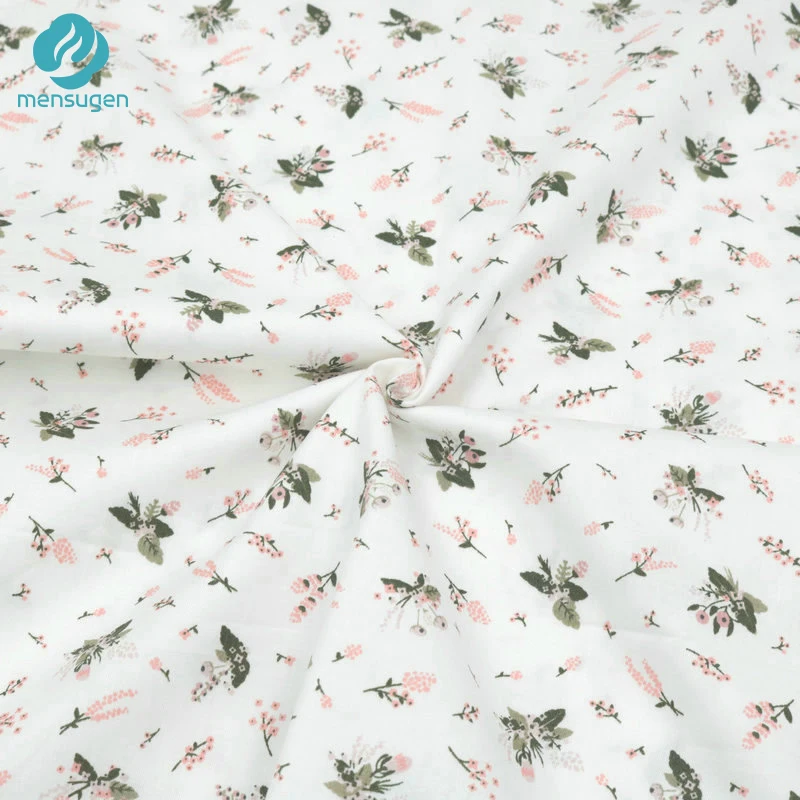 

Mensugen 50cm*160cm Cotton Floral Fabric for Patchwork Quliting Bedding Sheet Cushions blanket Dresses Sewing Material