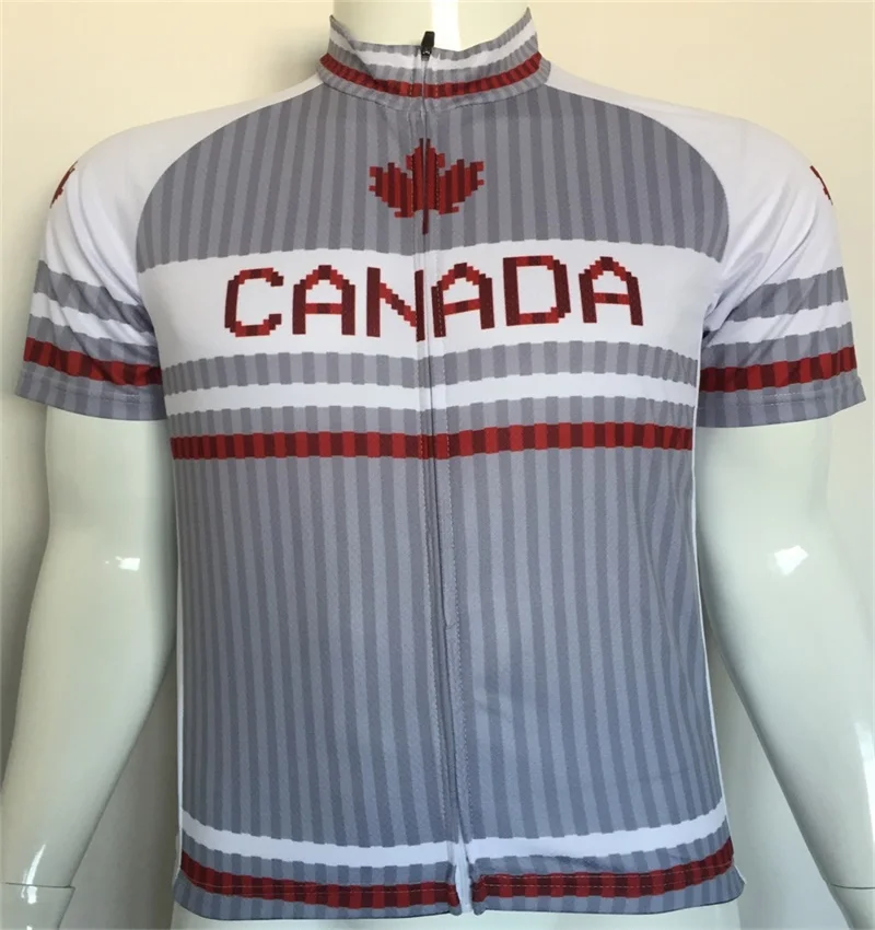CANADA Cycling Jersey MTB Shirt Short Sleeve Bicycle Clothing Quick Dry