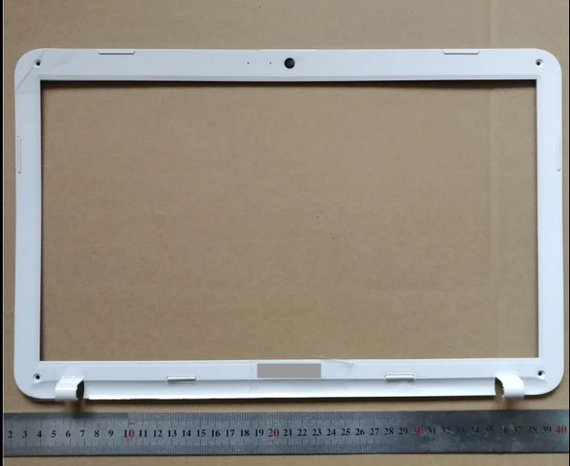 Ноутбук ЖК передняя рамка Крышка экрана Рамка с логотипом для TOSHIBA C850 L850 C855 L855 V000270370 белый