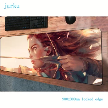 

horizon zero dawn pad mouse cheapest computer gamer mouse pad 900x300x3mm padmouse HD print mousepad ergonomic gadget desk mats