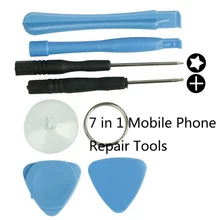 10 компл. 7 в 1 смартфон Ремонт Открытие Инструменты отвертки комплект для iphone 5S 6S для Samsung Galaxy S 6S 7 Edge Наборы аксессуаров для телефонов