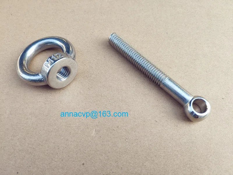 lifting eye nuts and eyebolts stainless steel ring eye bolt ring nut 90 (5)
