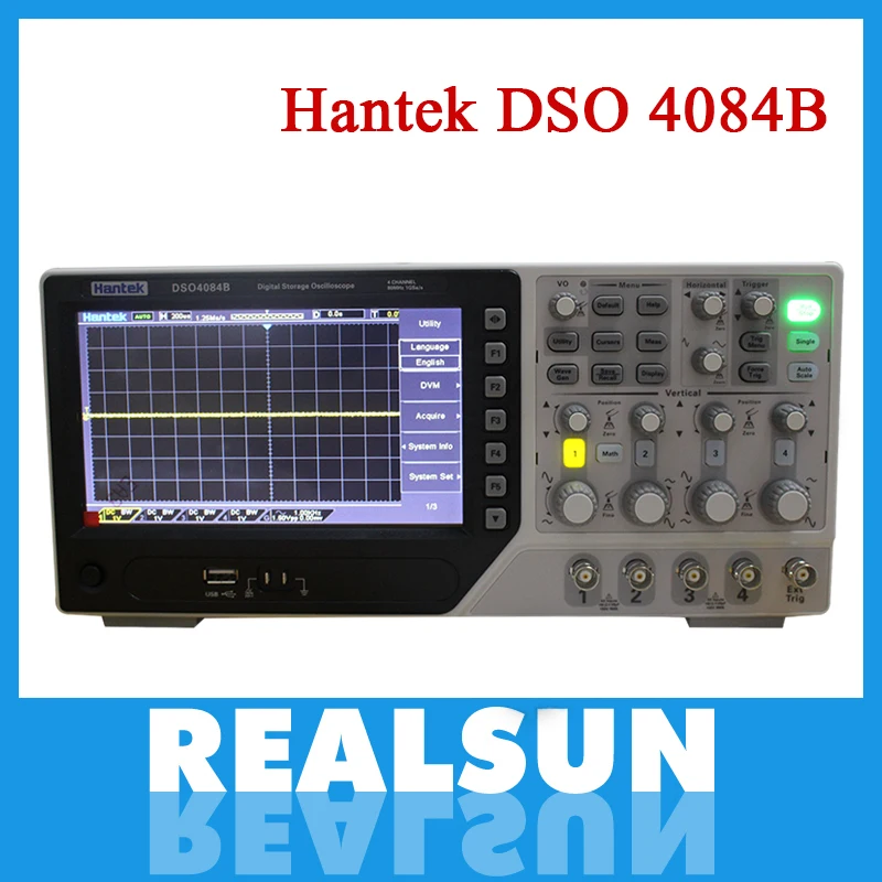 Hantek PC Based Digital Storage Oscilloscope 4Channel 250MHz 1GSa/s 8bits 64K 