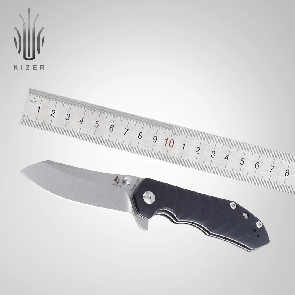 Comprar Cuchillo de bolsillo Kizer, cuchillo de supervivencia soperty V4423, cuchillo plegable de varios colores al aire libre para la caza, camping, útiles herramientas edc