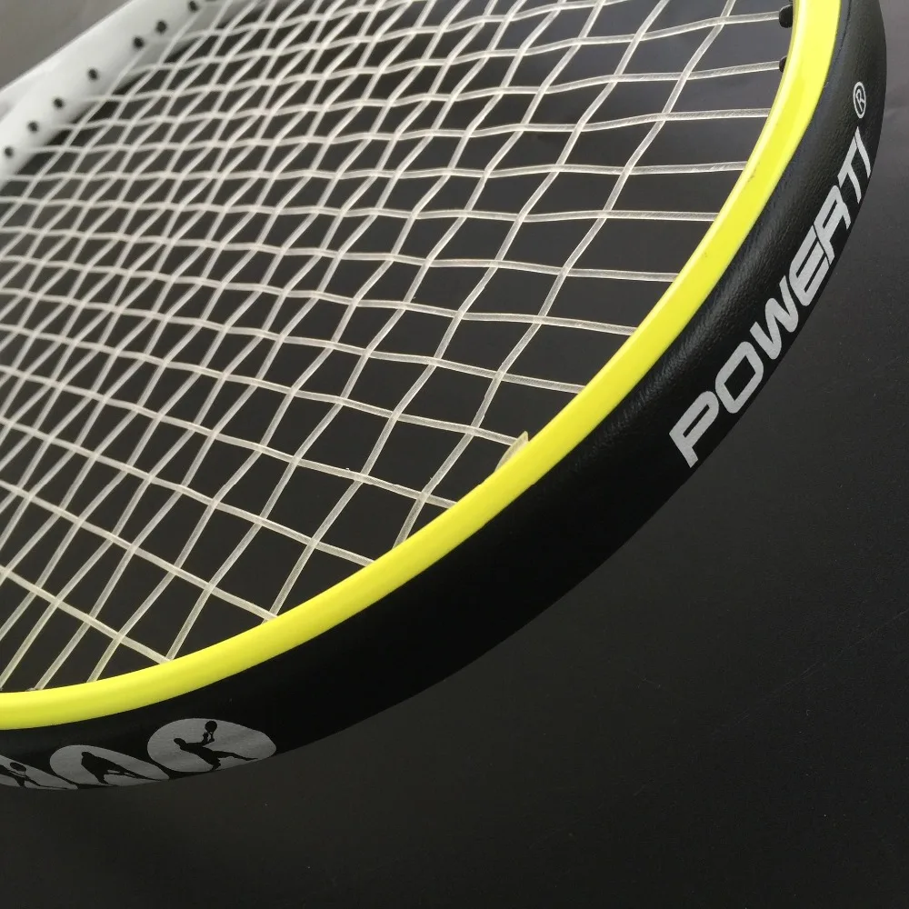 POWERTI теннисная рама Защита PU овергрип вязкость наклейки теннисная лента для ракетки уменьшение трения 5 м черный и белый