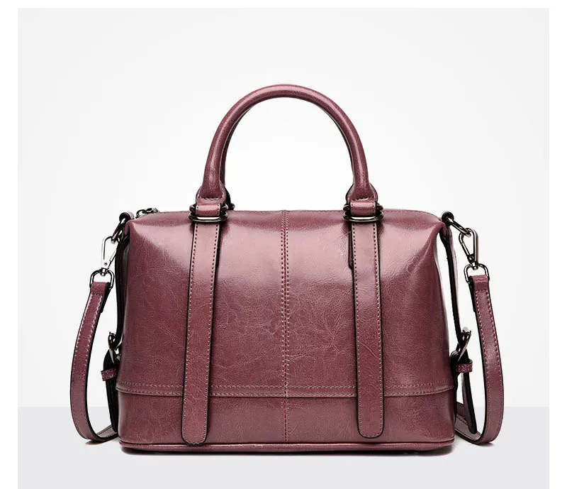 Rodful, винтажные сумки, женская сумка из натуральной кожи, Бостонская сумка, Женская Высококачественная сумка-мессенджер на плечо, Женская сумочка, Дамская винная сумка