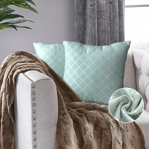 blue throw pillow covers 18 x 18
