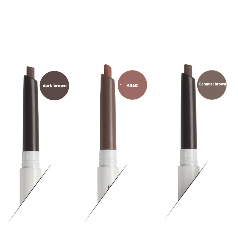 1 шт. двойная головка карандаш для бровей Professional Permanent Makeup принадлежности Инструменты натуральный стойкий карандаш для бровей с щеткой для бровей