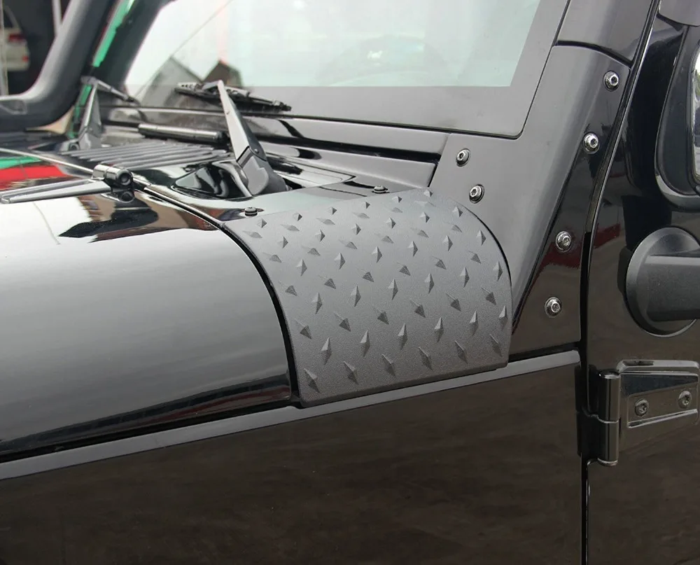 Новый черный корпус капота Броня Cowling 2007 2017 для Jeep Wrangler JK Unlimited Rubicon Sahara аксессуары