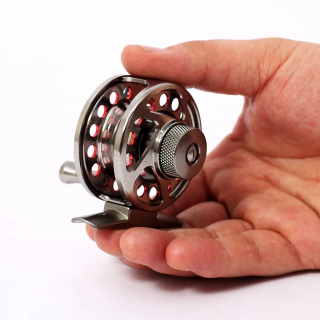 Metal Fly Fishing Reel Ultra light 4000 6000 Mini Portable 3Bearing Balls Fishing Reel Metal