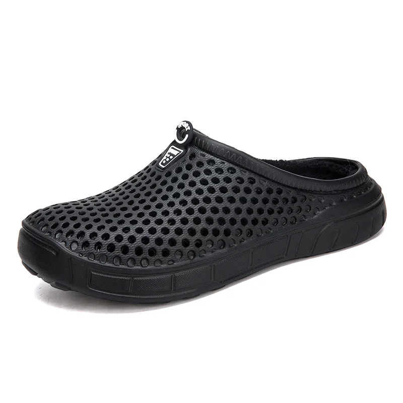 MOFFT/Большие размеры 36-45, мужские зимние тапочки, плюшевые теплые мужские кроссовки высокого качества на плоской подошве, обувь с Плюшевым Мехом, легкие мужские Тапочки