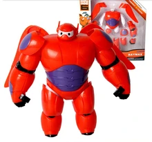 6 Inch/16CM Big Hero 6 Baymax Robot Action Figure Cartoon Movie Baymax Removable Armor 2015 New Holiday Gift Kids toys
