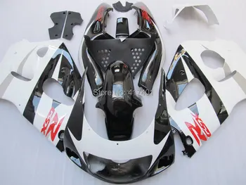 

7gifts For SUZUKI GSX-R600 96 97 GSX R600 96-00 GSXR 600 98 99 00 GSXR600 96 1996 1997 1998 1999 2000 Fairing Black White
