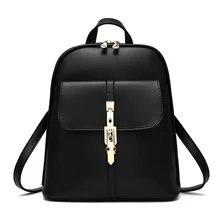 Mignon Mochila Escolar Sac À Dos Femmes Noir Réel Célèbre Marque Sac À Dos Pour Les Adolescentes Feminina École Bookbag
