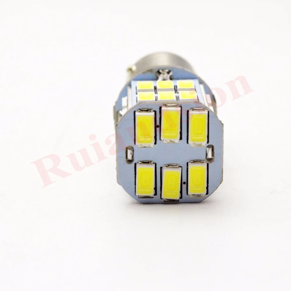 Ruiandsion 1 шт. 6 в/12 V/24 V Авто P21W BA15S 1156 5630 30SMD поворота Автомобильные светодиодные 6000 K сигнальные огни для парковки