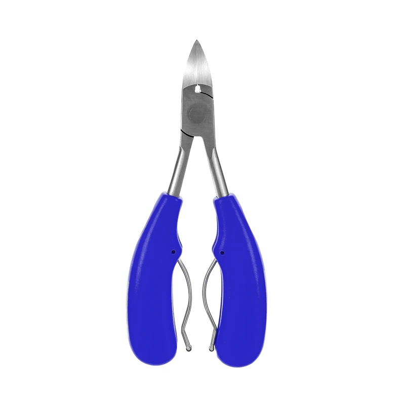 Meisha 1 шт Профессиональные ножницы для ногтей Paronychia кутикулы кусачки острые изогнутые кусачки для маникюра педикюра инструмент для ухода за ногтями HE0003 - Цвет: Blue