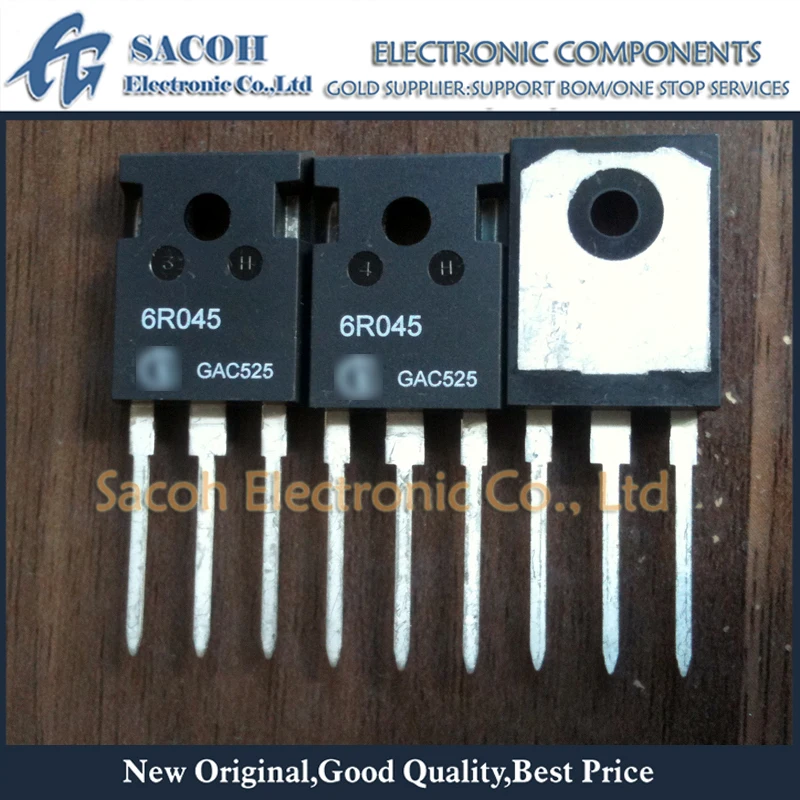 

Free Shipping 10Pcs IPW60R045CP 60R045CP 6R045 6R045A TO-247 60A 600V Power MOSFET transistor