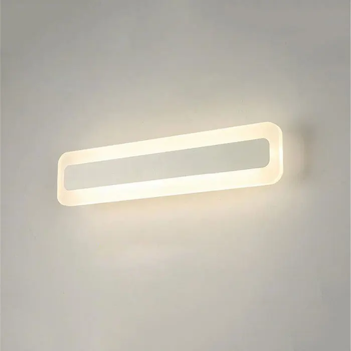 Современные L40/L50/L60/L70cm светодиодный группа ламп Ванная комната Лампа переднего зеркала акриловый светодиодный светильник дом фон