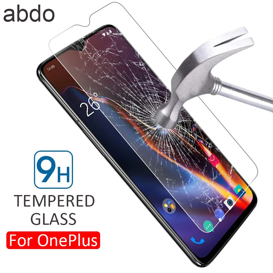 

2 Pieces Tempered Glass For Oneplus 7 Pro 6T 6 Screen Protector 9H 2.5D Glass Filml On For One Plus 7 5T 5 Protective Glass
