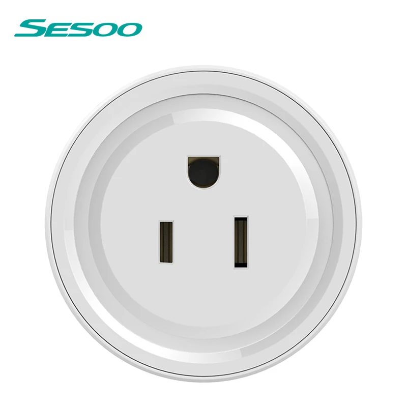 

US Standard Wifi Smart Socket Work with Alexa / Google Home Wifi Phone Control Power Outlet Plugs Electric Power Saving Sockets