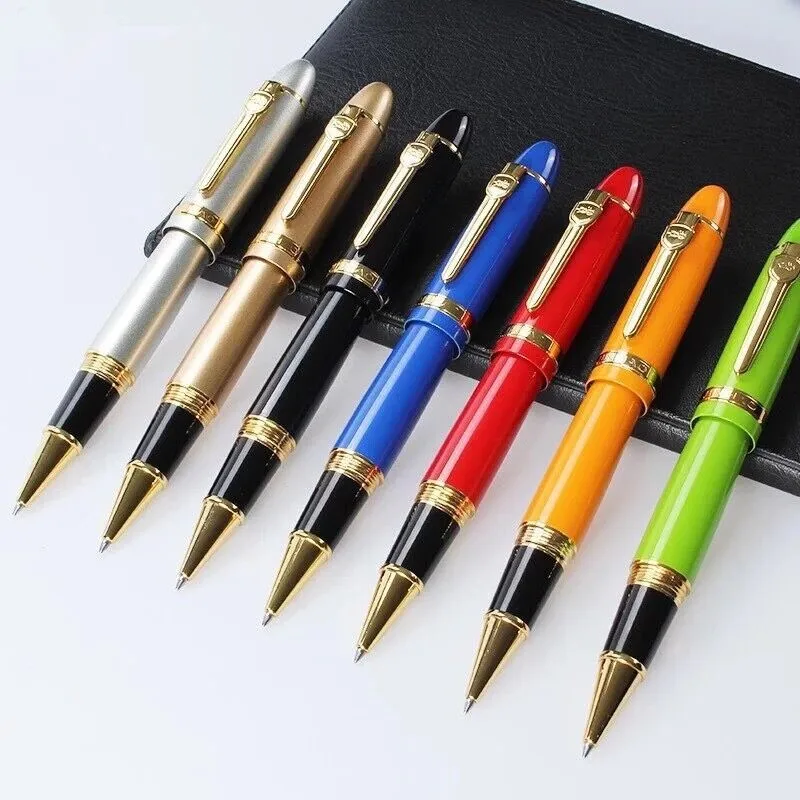 

Gel Pen Jinhao 159 Calligraphy Pen Luxury Ink Pen Caneta Stationery Dolma Kalem Stylo Cute Pen 18KGP Full Metal Golden Clip Lamy