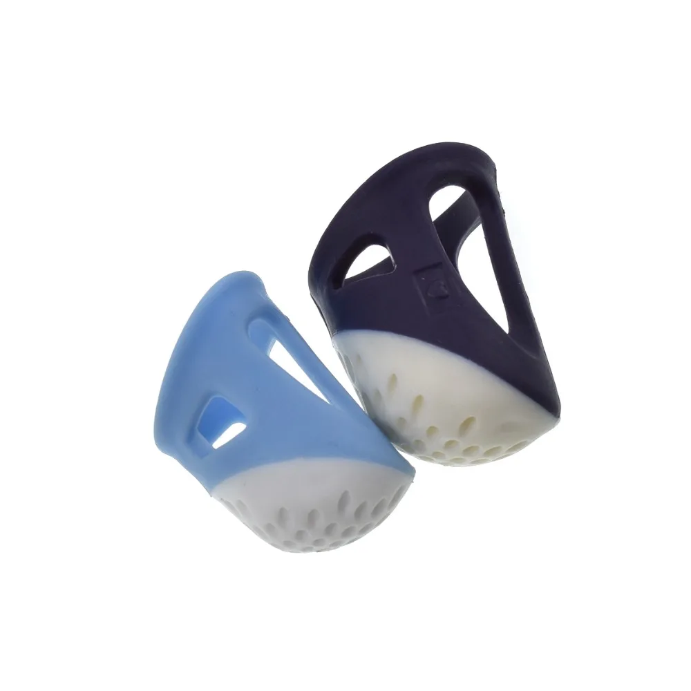 

High Quality Silicone Thimble Tip Hollowed Out Protect Finger Diy Sewing Needlework Multifunction Accessory