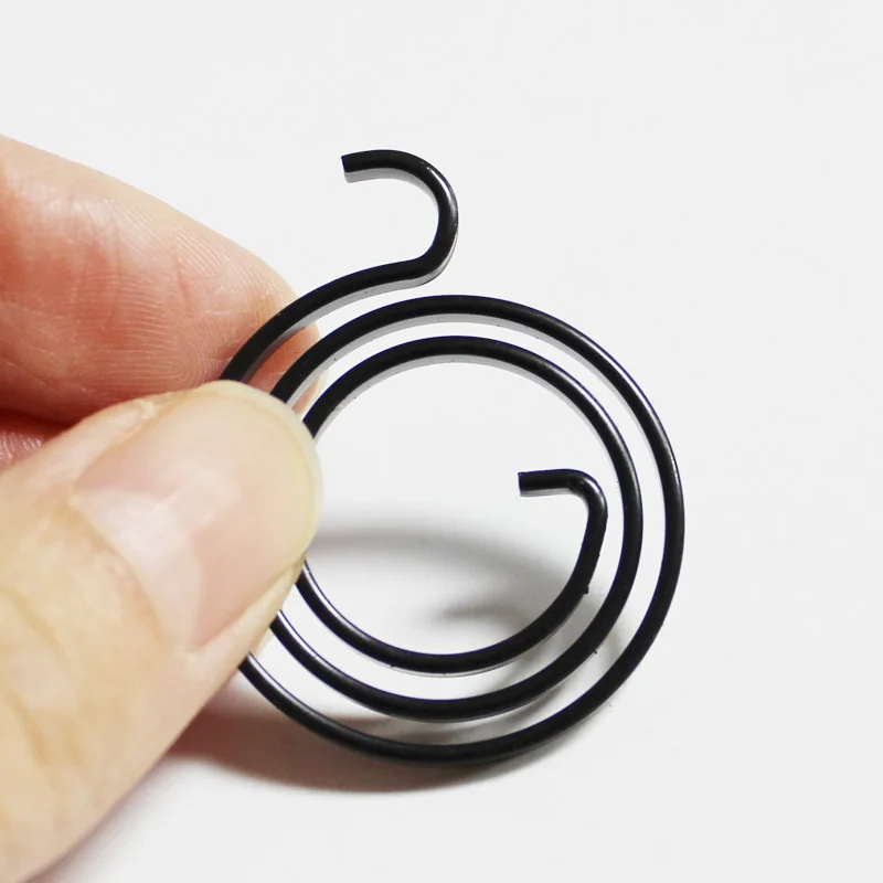 

steel springs for door handles torsion spring wire 2.75 turn coil knob internal replacement 1.4mm thick repair kit flat scroll