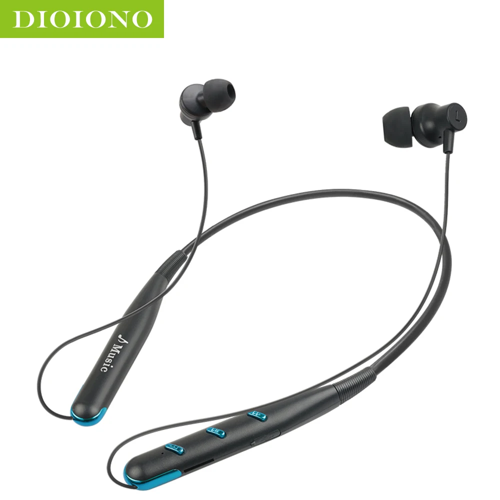 DioIono беспроводная Bluetooth гарнитура спортивные наушники беспроводные 4D объемный HD