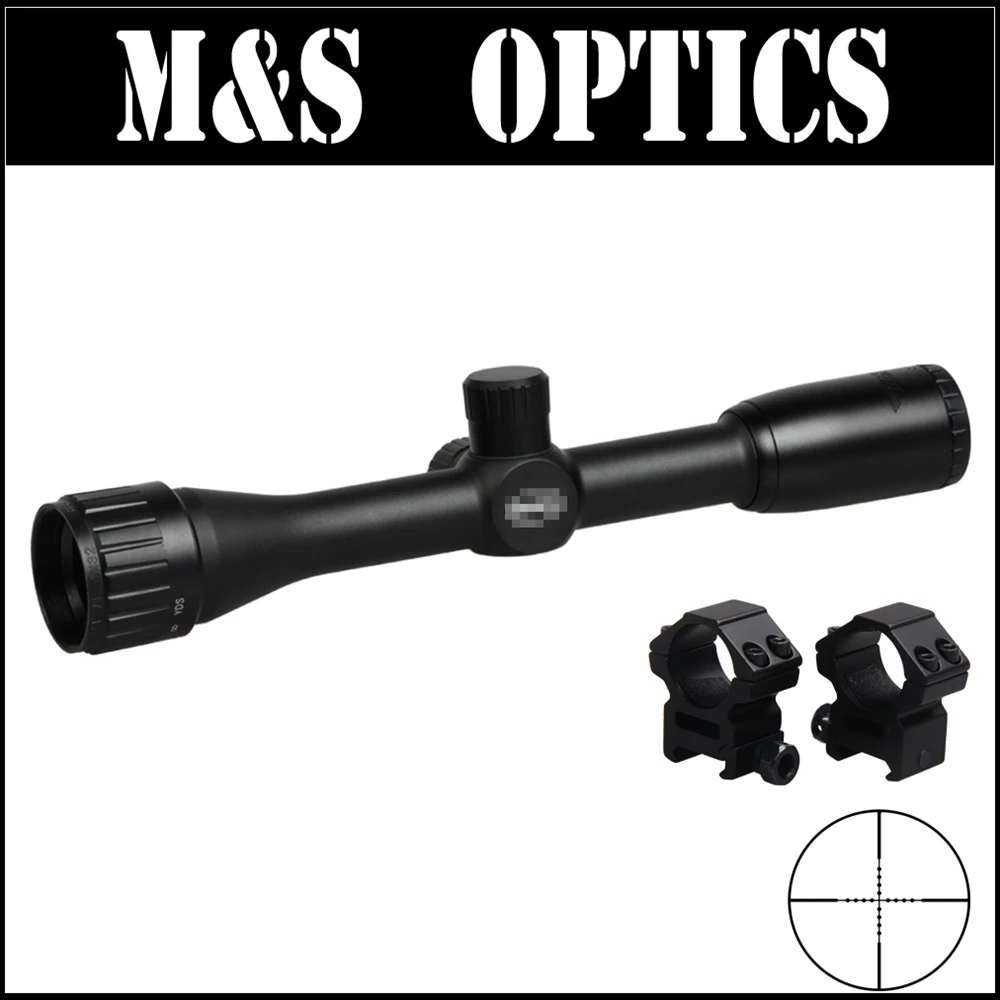 Mini 4X32 Airgun Air Rifle Sight Optical Rifle Scopes With Riflescopes