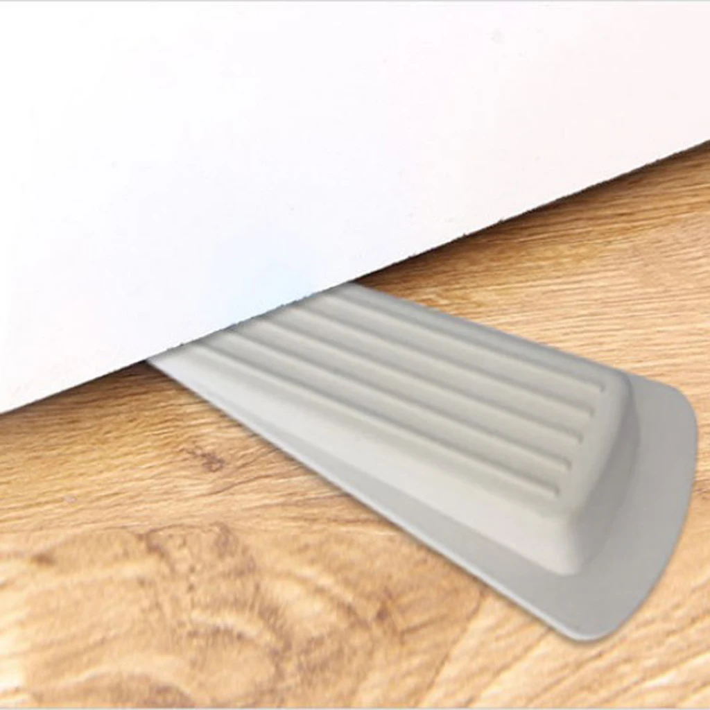 Rubberish Door Stop Doorstopper Interior Floor Doorstop Door Jammer Door Catcher Brown/Black/White