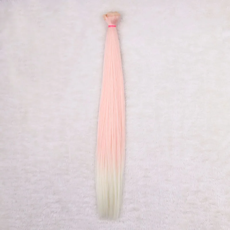 1 шт. 35 см/50 см BJD SD кукла chole Ye Luoli парики DIY Fapai прямые волосы/парики высокотемпературные волокна волос градиент цвета волос