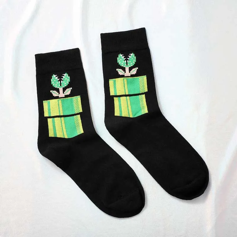 Neue-Baumwolle-m-nner-frauen-Crew-Socken-Lustige-Harajuku-Nette-Neuheit-Cartoon-sloth-Super-Mario-Weihnachten(6)
