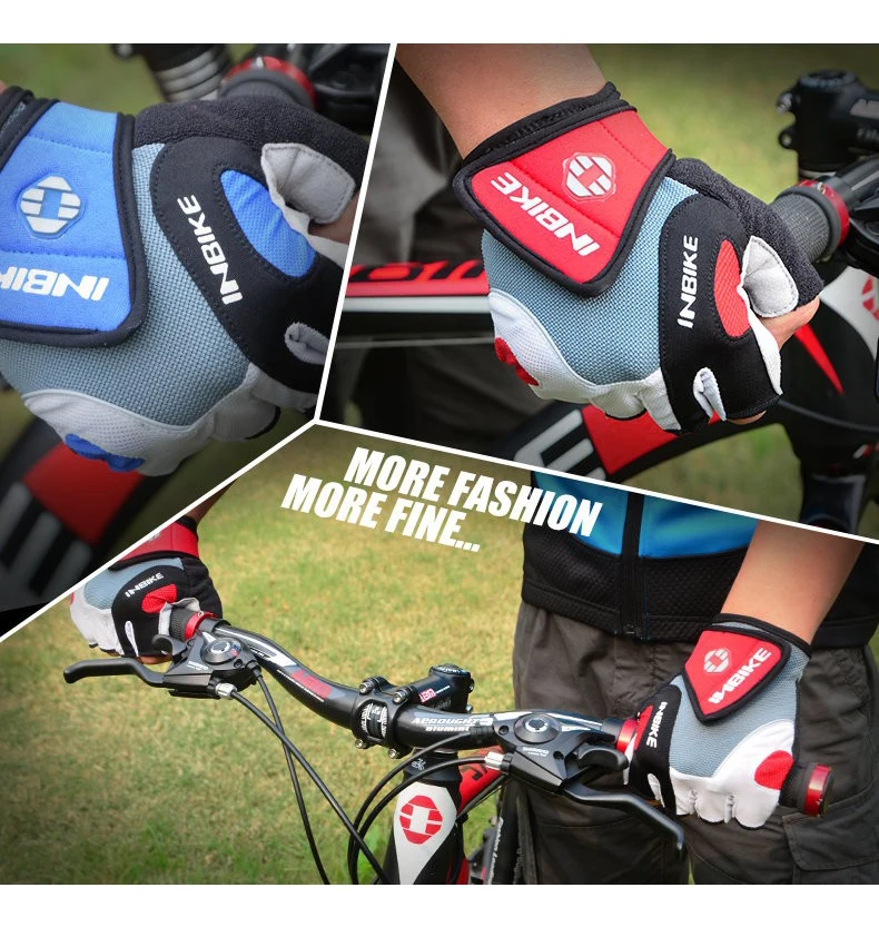 INBIKE перчатки для велоспорта мужские женские летние спортивные перчатки велосипедные гуантес Ciclismo нейлоновые Гелевые перчатки для горного велосипеда