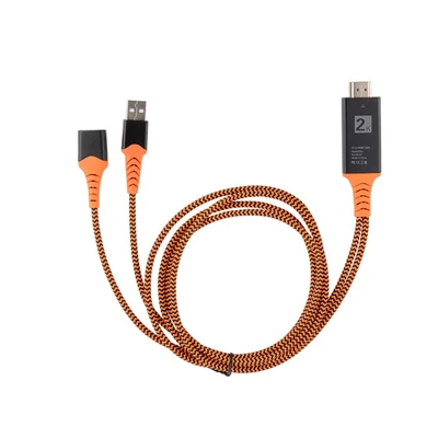 As shown Тип C к HDMI HDTV AV ТВ кабель адаптер для samsung Galaxy S10 Note 9 шт., Термопластик кабель для HUAWEI MateBook type-C к HDMI кабель S30 - Цвет: As shown