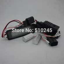 1setx 18 SMD чипов 3528 дневные ходовые огни 12 V Белый светодиодный номерной знак лицензии свет лампы для VW GOLF4, Golf5, Golf6