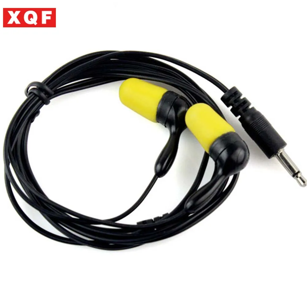 XQF 3.5mm 1Pin Listen Only Earpiece coiled cord for Radio Mic Speaker -in Walkie Talkie from 