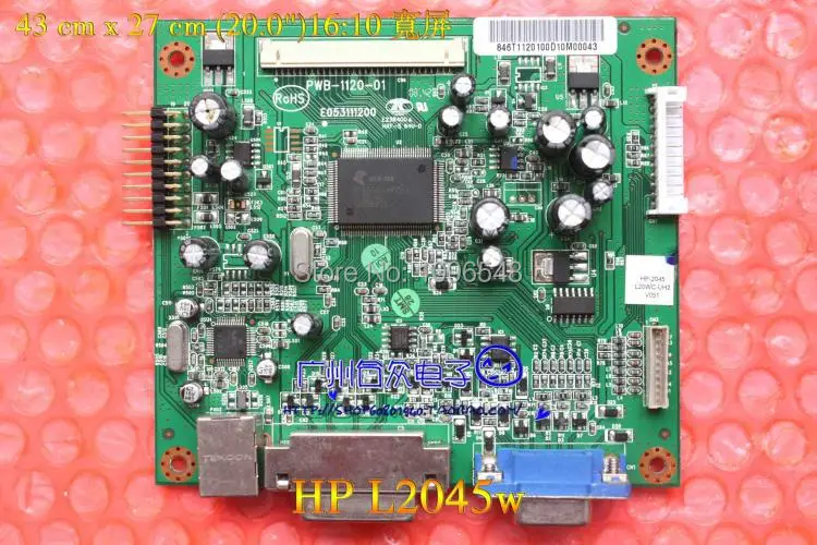 

Free Shipping>Original 100% Tested Work L2045w Driver Board PWB-1120-01 E053111200 Mainboard