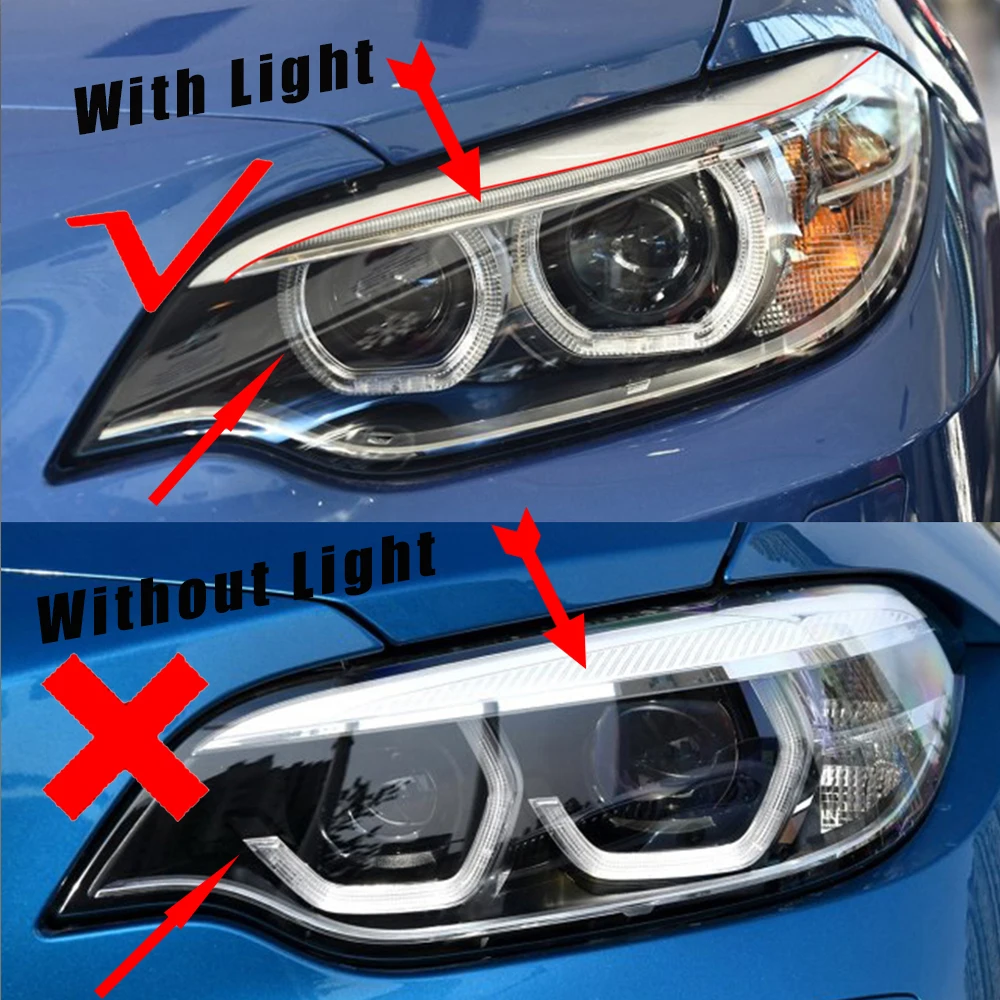 F23 фары для бровей ВЕКО BMW F87 M2 220i 228i M235i M240i 2 дверный купе 2014 2018 наклейка фар