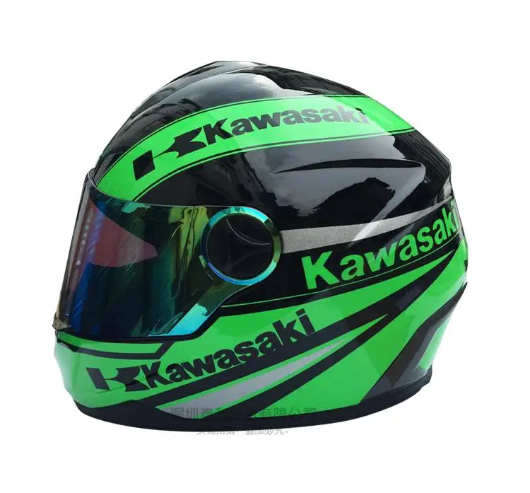 Kawasaki moto casco run casco integrale X inverno 12 uomini e donne|kawasaki  motorcycle helmet|full face helmetface helmet - AliExpress