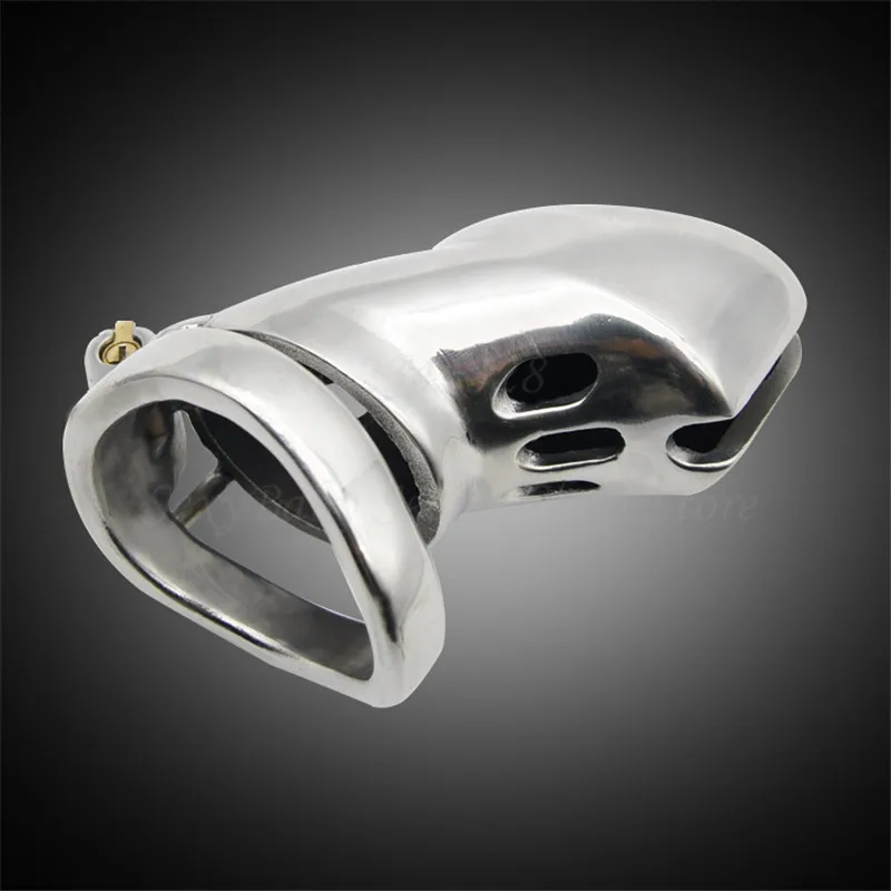76mm*35mm 316L Stainless Steel Male Chastity Device With Stealth Lock Cock Cage Penis Rings Sex Toy Chastity Belt Sex Product