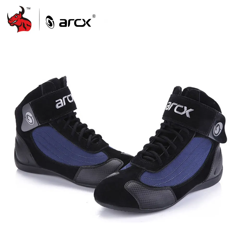 ARCX/мотоциклетные ботинки из натуральной коровьей кожи; мото-гоночные ботильоны; мотоциклетная обувь Chopper Cruiser; прогулочная Байкерская обувь; обувь в байкерском стиле