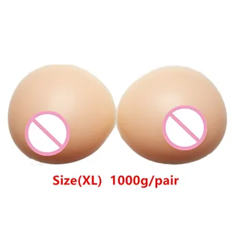 

1000g D Cup Full Silicone Breast Forms Enhancer Fake Boobs Transgender of the gospel